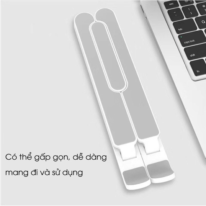 Giá đỡ laptop hỗ trợ tản nhiệt có thể gấp gọn kèm túi đựng