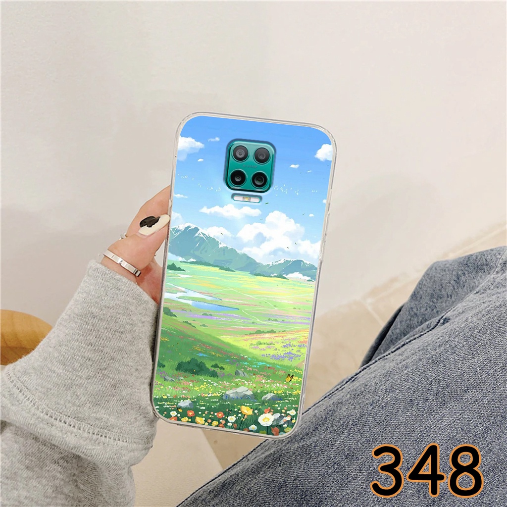 Ốp Lưng Vsmart Aris - Vsmart Aris Pro in hình Cánh đồng hoa - Chất liệu Silicon siêu bền