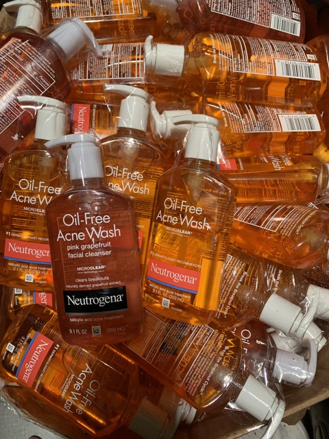 Sữa rửa mặt cho da mụn Neutrogena oil free Ance Wash 269ml