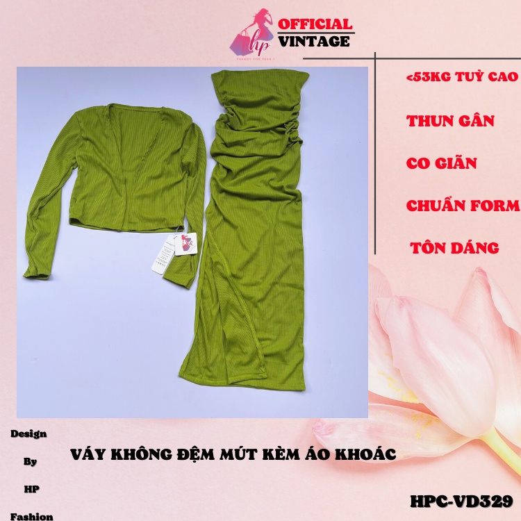 Set đầm ống maxi xẻ tà kèm áo khoác ngoài tay dài kiểu hàn quốc tôn dáng VD329