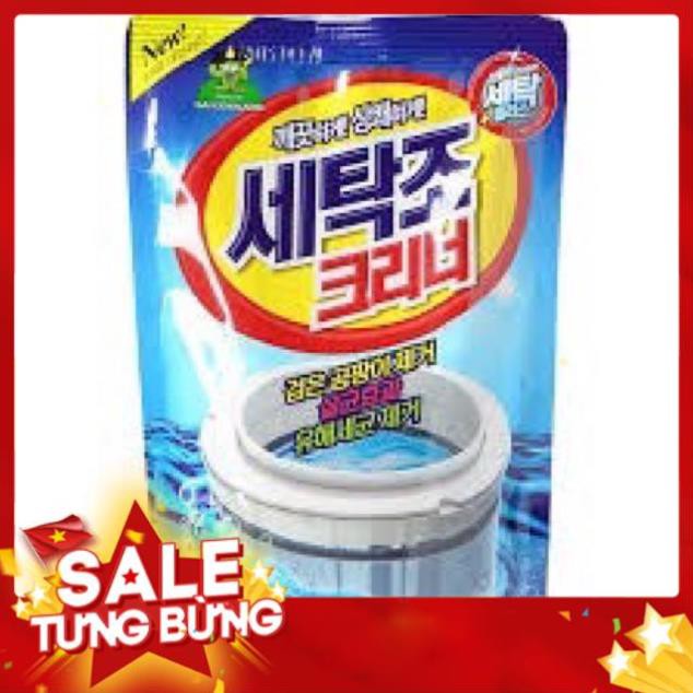 H&K MARK  Bột vệ sinh máy giặt Sandokkeabi - Hàn Quốc Gói lớn 450gr
