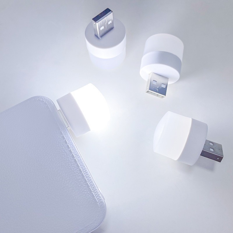 Đèn ngủ led USB Tròn bỏ túi tiện dụng