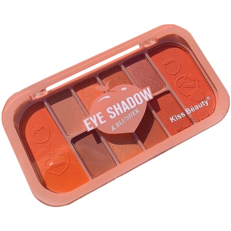 PHẤN MẮT + PHẤN MÁ TONE TRÁI CAM ĐÀO KISS BEAUTY | BigBuy360 - bigbuy360.vn