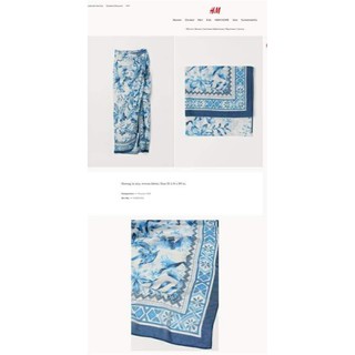 KHĂN CHOÀNG H&M ĐI BIỂN