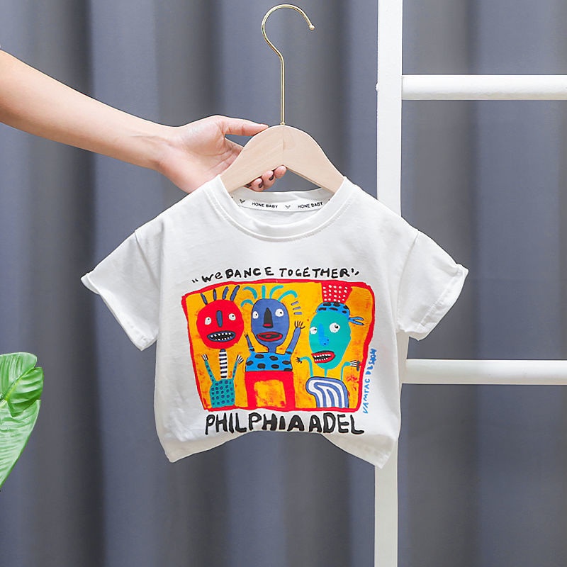Set Áo Thun Ngắn Tay + Quần Short Thời Trang Cho Bé Trai
