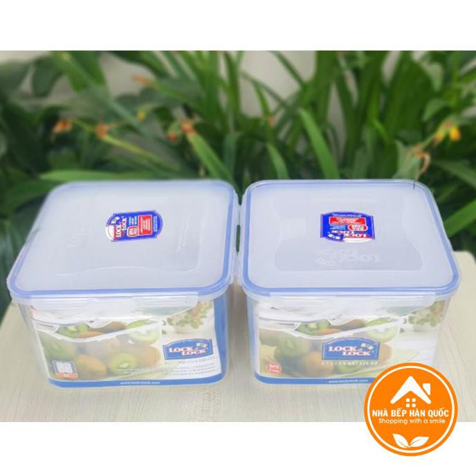 Hộp nhựa đựng thực phẩm, hộp bảo quản thực phẩm Lock and Lock HPL858D 3700ml
