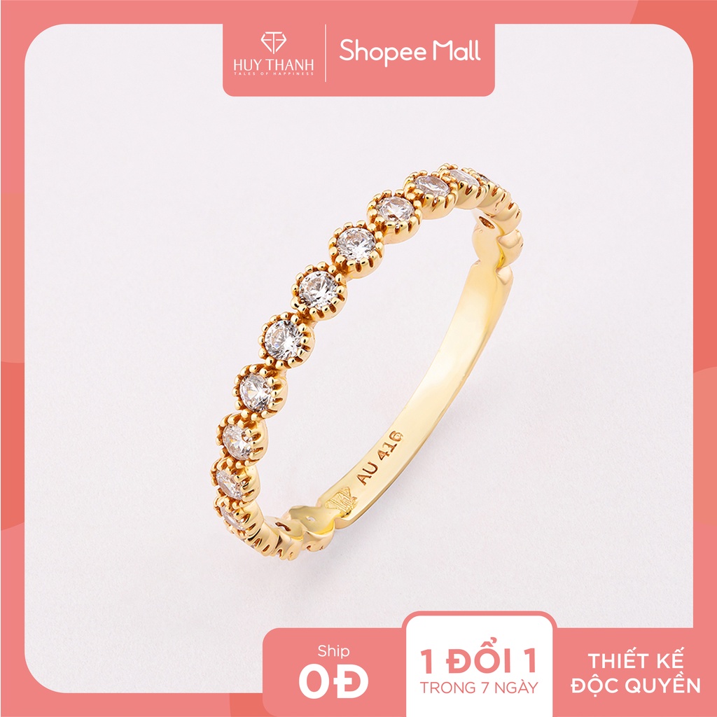 Nhẫn Nữ Vàng Tây 14k NLF07 Huy Thanh Jewelry