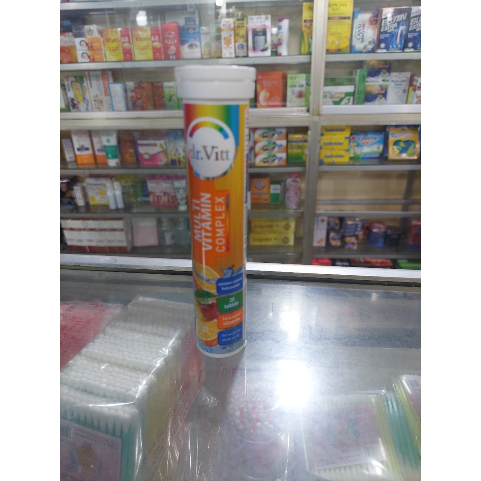 Viên sủi Bổ Sung Vitamin Tổng Hợp Multivitamins - dr Vitt  - Balan