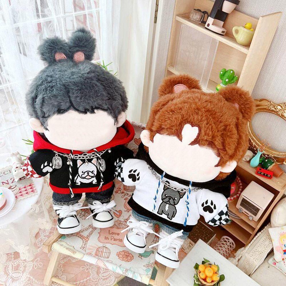 Áo Sweater Hình Chó Bull Màu Cầu Vồng Phụ Kiện Cho Búp Bê DIY