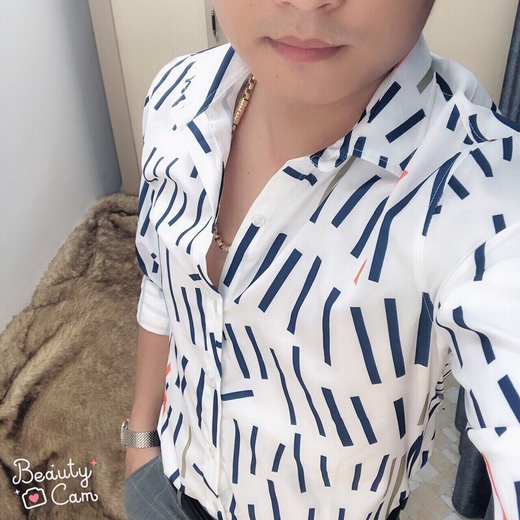 [thoitrangnam] Áo sơ mi lụa cao cấp phong cách SML14