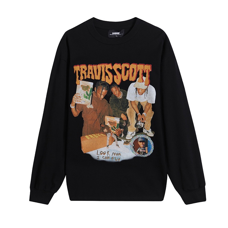 Áo Stweater Travisscott Loang In Họa Tiết Local Brand - Chất Cotton - Tay Dài Form Rộng - Nam Nữ Unisex | BigBuy360 - bigbuy360.vn