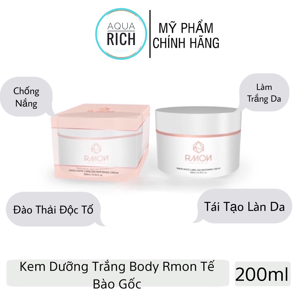 Kem Dưỡng Trắng Body Rmon Tế Bào Gốc Hộp - 200ml
