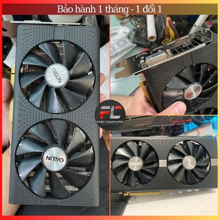 Card Màn Hình VGA Sapphire RX570 Nitro 4GB Cũ Bảo hành 1 Tháng 1 đổi 1