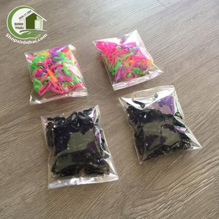 Bịch sợi dây thun cột tóc màu đen