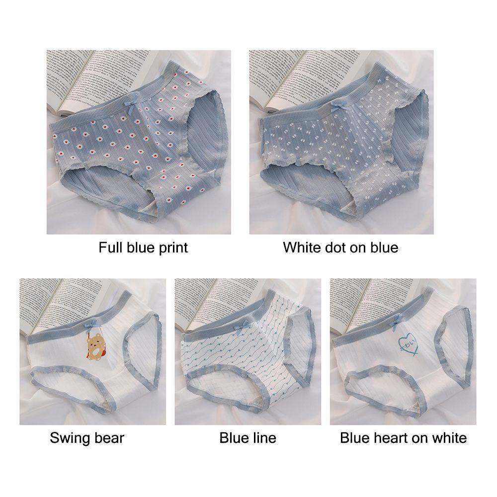 ME Quần Lót Cotton Họa Tiết Hoa Xinh Xắn Cho Nữ