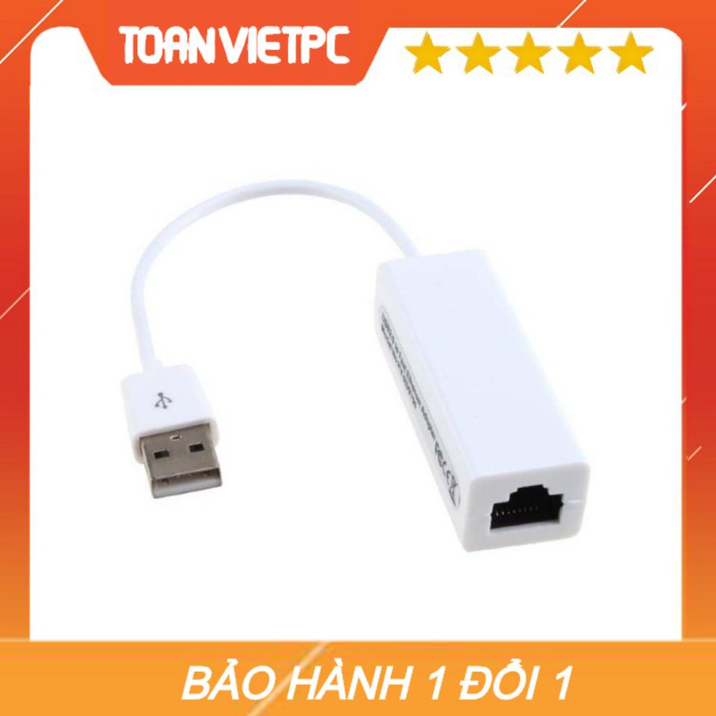 USB 2.0 to LAN cao cấp trắng | Dây chuyển USB SANG LAN 516-USB 2.0