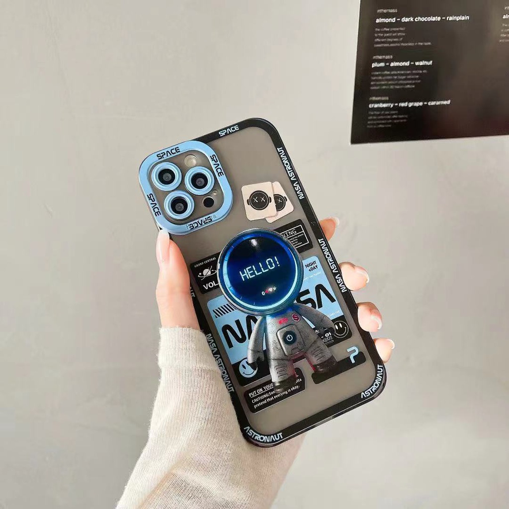 Ốp Điện Thoại Mềm In Logo Nasa Sang Trọng Cho iphone 13 Pro Max i13 11 Pro Max i11 7plus 8plus iX Xs XR Xs Max SE 12 12Pro 12 Pro Max