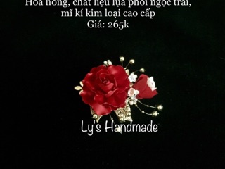 Hoa cài áo, váy