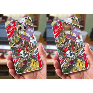 Ốp lưng Samsung S6 Edge Plus (dẻo viền trắng trong) - Brands