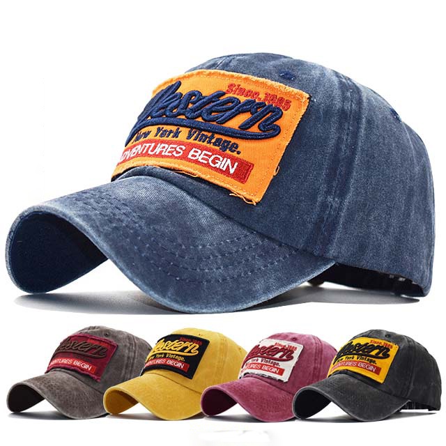 Mũ lưỡi trai ❤️ Nón kết Jean wax thêu chữ WESTERN phong cách unisex phù hợp cho cả nam lẫn nữ