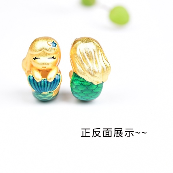 Hạt Xỏ Vòng Tay Màu Vàng Cát Không Gây Dị Ứng Chất Lượng Cao diy