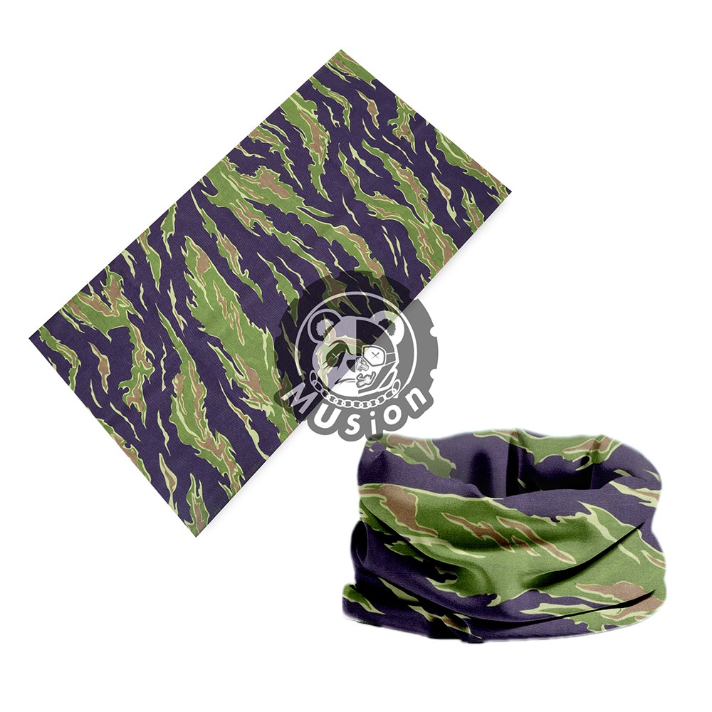 Tiger Camouflage Head Buff khăn trùm đầu Chống nắng Mặt nạ Đi xe đạp Câu cá Che nắng Che nắng