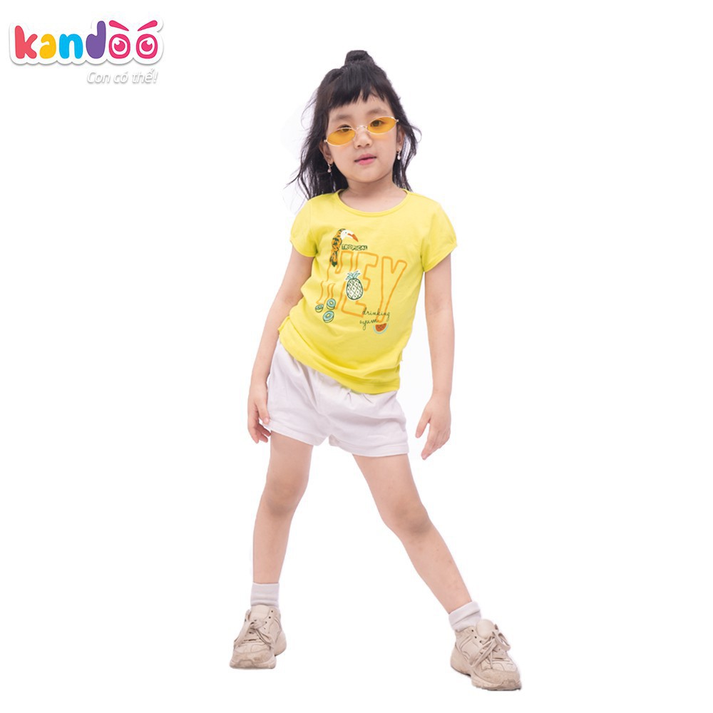 Áo tshirt bé gái DGTS1735 cotton, kandoo