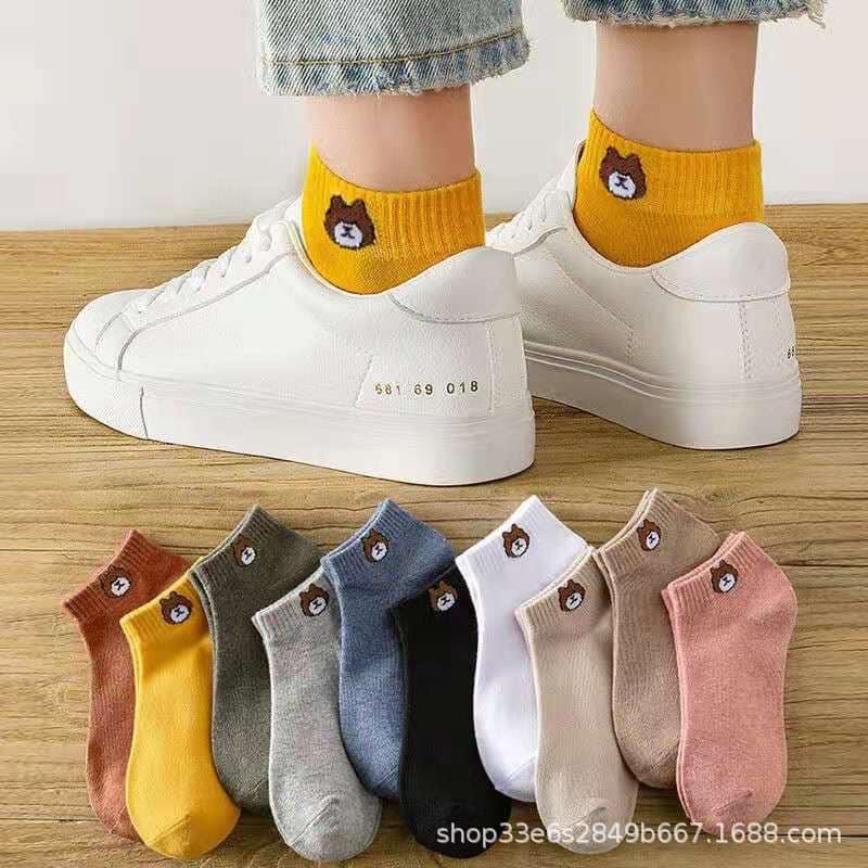 [FREESHIP] [Tất Nữ] Vớ Cổ Ngắn Unisex Cotton Co Giãn Hút Mồ Hôi, Khử Mùi Êm Chân Phù Hợp Cho Mọi Loại Giày