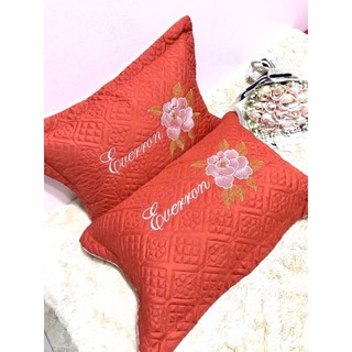 vỏ gối satin thêu trần bông loại 1 kích thước 45*65