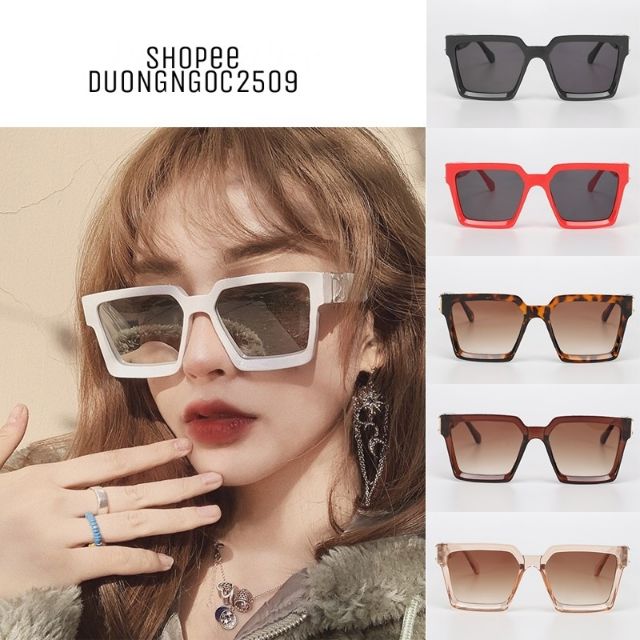 [Mã FARSSTGRE giảm 5K đơn bất kỳ] Kính mát vuông lớn sang trọng C5