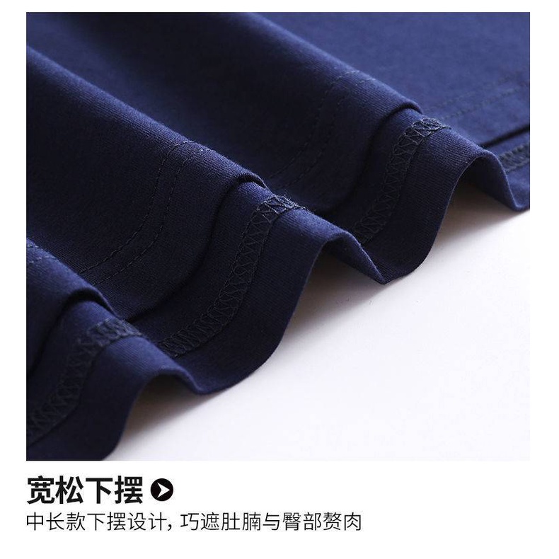 Áo Thun Tay Ngắn Dáng Rộng Plus Size Cho Phụ Nữ Trung Niên