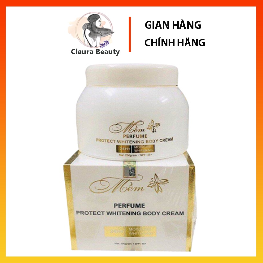 Kem body mềm dưỡng trắng da toàn thân A Cosmetics, hương nước hoa Pháp, dạng lotion 250g Claura Beauty
