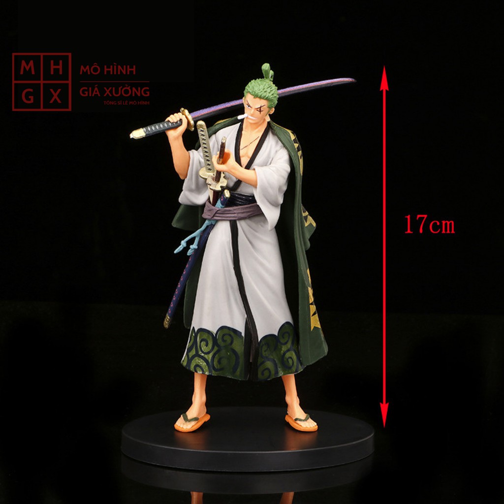 Mô hình One Piece Luffy Zoro Sanji Nami Robin Choper Usopp Brook O Kiku  ở wano quốc , figure anime one piece