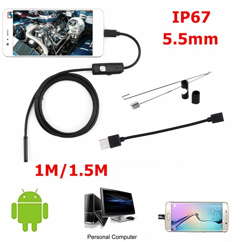 Camera Nội Soi Chống Nước Ip67 5.5mm Cho Android/ máy tính bàn/ Notebook