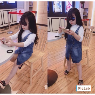Combo bộ bò + yếm bé gái