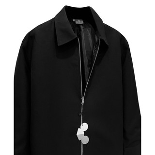 ZIP OUTER đen - ÁO KHOÁC BASIC ''CHUOTTRANG''