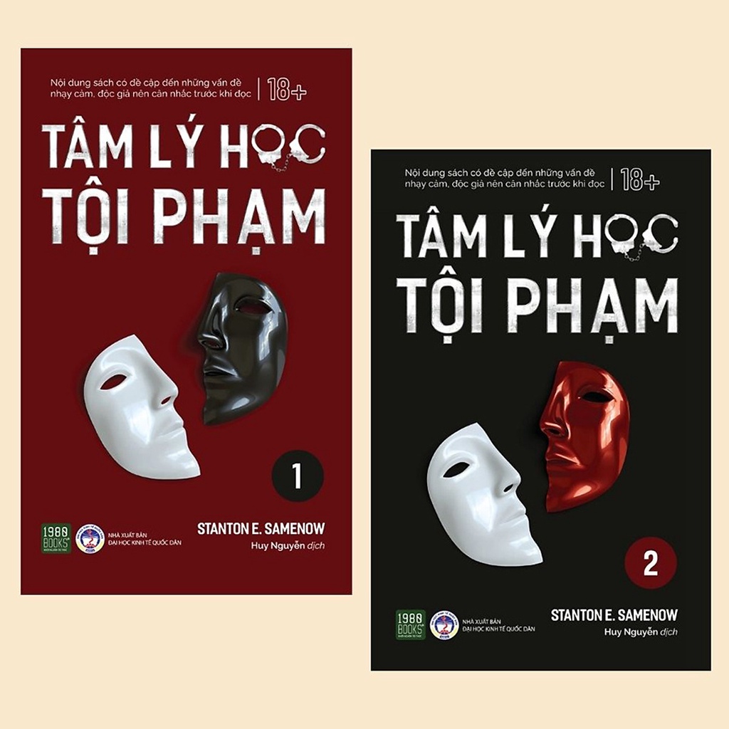 Sách - Combo 2 Cuốn Tâm Lý Học Tội Phạm - 1980Books