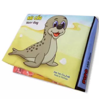 Sách vải cho bé chơi mà học Pipo - Sinh vật biển