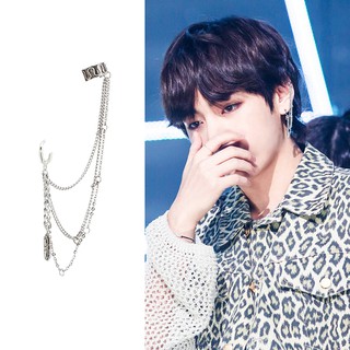 Khuyên kẹp vành tai dáng dài giống BTS V (mẫu 1)