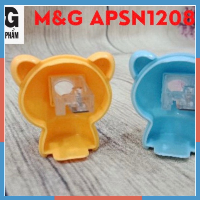 Gọt bút chì,chuốt chì gỗ siêu sắc, đẹp M&amp;G APSN1208 hình mèo, thân nhựa PP an toàn, lưỡi thép hợp kim cao cấp