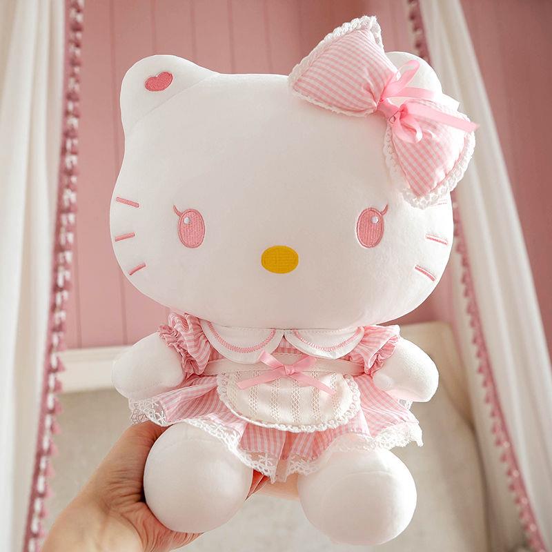 Mèo Hello Kitty Nhồi Bông Mềm Mại Xinh Xắn
