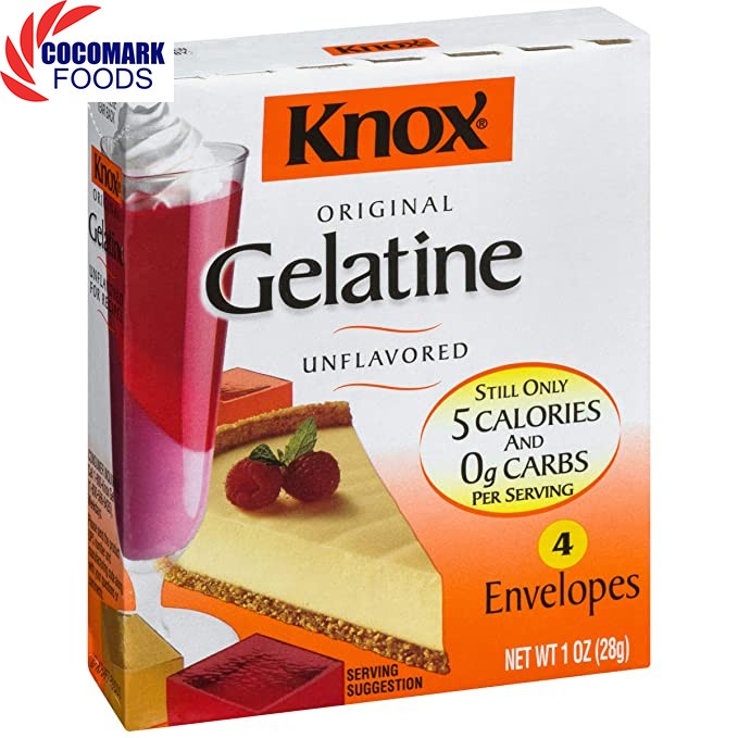 Bột Gelatine, Làm Bánh, Kẹo Dẻo Thạch hiệu Knox
