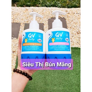 Kem Dưỡng Baby QV, Moisturising Cream, Skin Lotion, hàng Úc Authentic