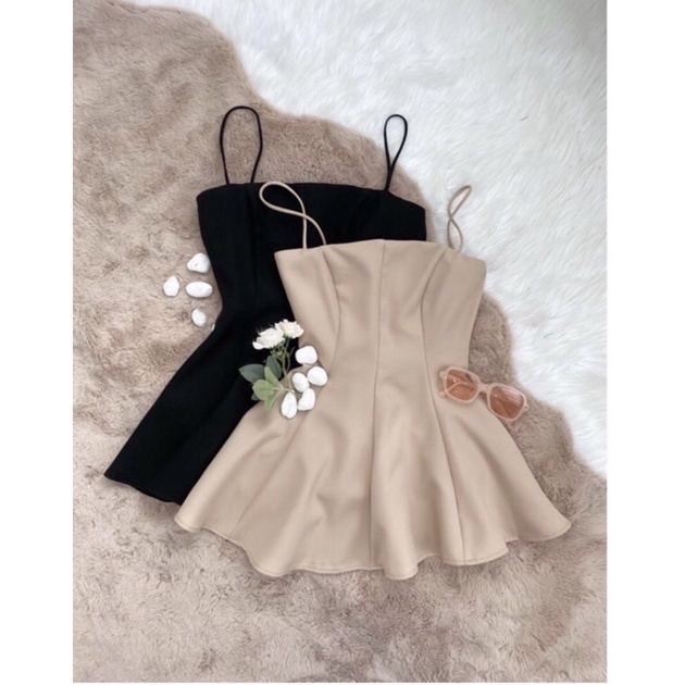 Áo peplum 2 dây hàng thiết kế form chuẩn