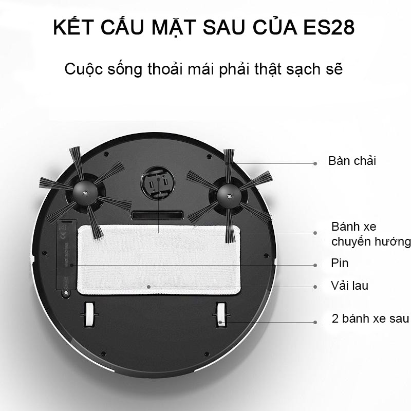 [Mã ELMS5 giảm 7% đơn 300K] Máy hút bụi_Robot hút bụi thông minh_ Lực hút mạnh_Pin khoẻ_Cảm biến siêu nhạy | BigBuy360 - bigbuy360.vn