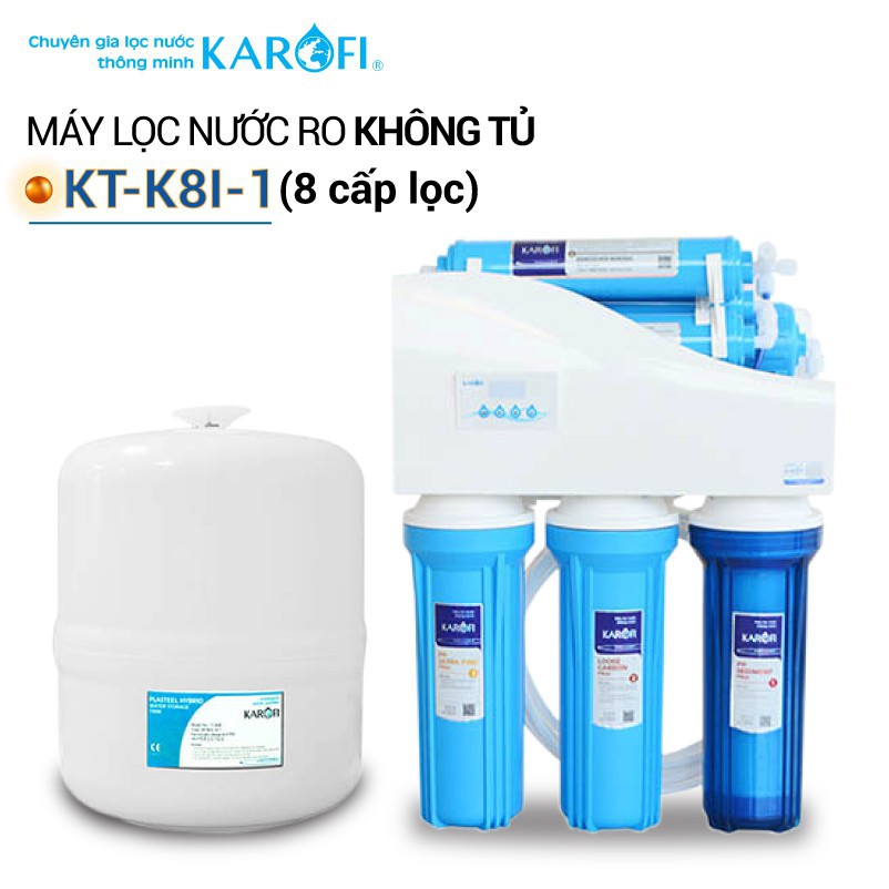 Máy lọc nước không tủ Karofi KT-K8I-1 (8 cấp lọc)