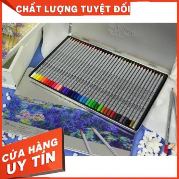 CHÌ MÀU KHÔ CAO CẤP MARCO RAFFINE HỘP THIẾC 36 MÀU 7100-36TN