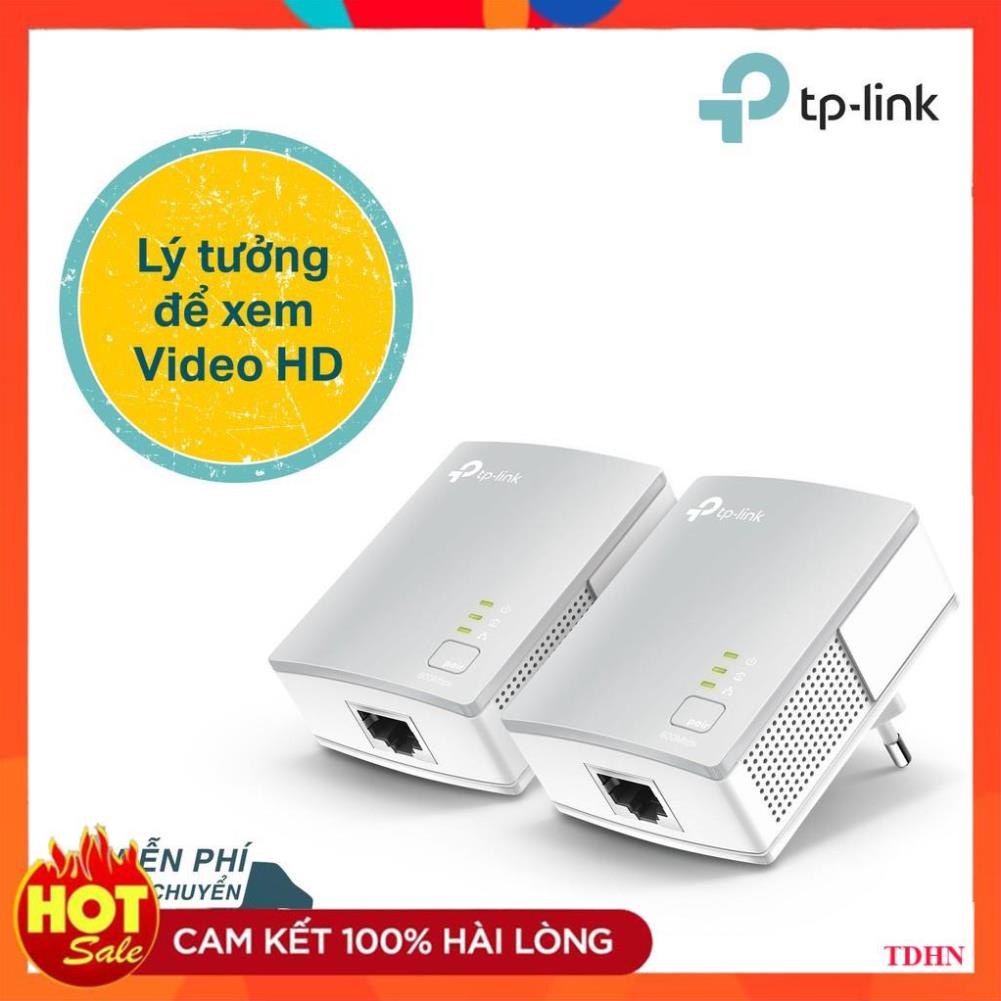 TP-Link Bộ mở rộng Internet qua đường dây điện AV600 600Mbps Truyền tải tốc độ cao -TL-PA4010 KIT- Hãng phân phối chính