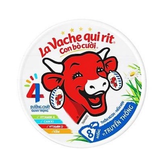 Phô mai con bò cười La Vache qui rit vị truyền thống hộp 8 miếng 112g