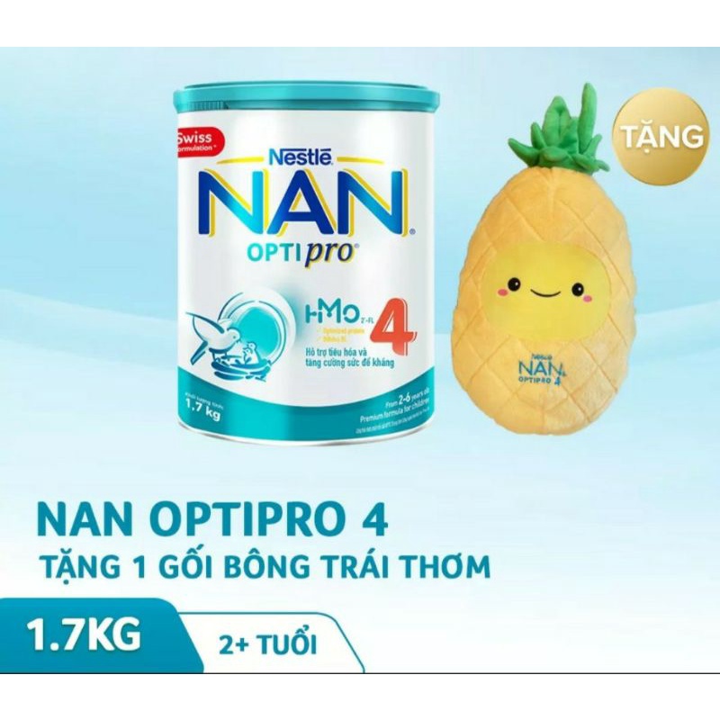 Tặng Quà - Sữa Bột Nestlé NAN Optipro 4 1.7kg